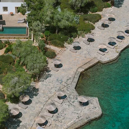 Minos Beach Art Hotel, A Member Of Design Hotels Agios Nikolaos Exterior foto
