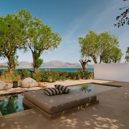 Minos Beach Art Hotel, A Member Of Design Hotels Agios Nikolaos Exterior foto