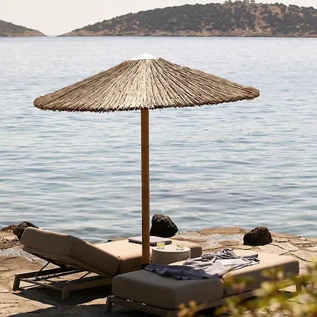 Minos Beach Art Hotel, A Member Of Design Hotels Agios Nikolaos Exterior foto